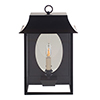 Somerton Wall Lantern in Matt Black