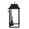 Somerton Wall Lantern in Matt Black