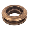 BC to ES Shade Adaptor in Antiqued Brass