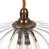 BC to ES Shade Adaptor in Antiqued Brass