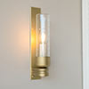 Raydon Wall Light in Burnished Brass