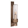 Raydon Wall Light in Antiqued Brass (Fluted Glass)