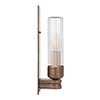 Raydon Wall Light in Antiqued Brass (Fluted Glass)