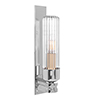 Raydon Wall Light in Nickel Plate (Fluted Glass)