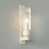 Raydon Wall Light in Plain Ivory (Fluted Glass)