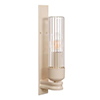 Raydon Wall Light in Plain Ivory (Fluted Glass)
