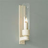 Raydon Wall Light in Plain Ivory (Plain Glass)