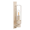 Raydon Wall Light in Plain Ivory (Plain Glass)