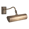 Drummond Picture Light Small (W) in Antiqued Brass