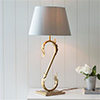 Acanthus Table Lamp in Old Gold