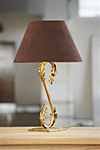 Icanthus Table Lamp in Old Gold