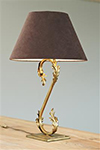 Acanthus Table Lamp in Old Gold