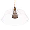 Lynfield Glass Pendant Light in Antiqued Brass