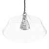 Lynfield Glass Pendant Light in Nickel