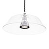 Lynfield Glass Pendant Light in Nickel