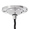 Lynfield Glass Pendant Light in Nickel