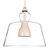 Lovell Glass Pendant Light in Plain Ivory