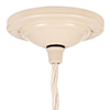 Lovell Glass Pendant Light in Plain Ivory