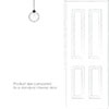 Fulbourn Glass Pendant Light in Nickel