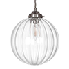 Fulbourn Glass Pendant Light in Polished