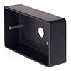 Double Surface Mounting Box in Matt Black