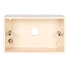 Double Surface Mounting Box in Plain Ivory
