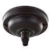 Fordham Ceiling Rose with Cable Grip in Matt Black