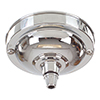 Fordham Ceiling Rose with Cable Grip in Nickel