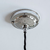 Fordham Ceiling Rose with Cable Grip in Nickel