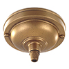 Fordham Ceiling Rose with Cable Grip in Old Gold
