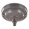 Fordham Ceiling Rose with Cable Grip in Polished