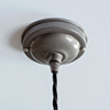 Fordham Ceiling Rose with Cable Grip in Polished