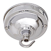 Fordham Ceiling Rose with Hook in Nickel