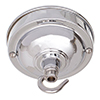 Fordham Ceiling Rose with Hook in Nickel