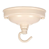 Fordham Ceiling Rose with Hook in Plain Ivory