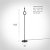 Portland Floor Lamp in Beeswax