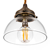 Allegra Pendant Light in Antiqued Brass