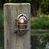 Harbour Outdoor Light in Antiqued Brass