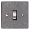 1 Gang Steel Grid Switch Polished Bevelled Plate