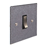 1 Gang Steel Grid Switch Polished Bevelled Plate