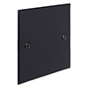 Single Blank Bevelled Plate in Matt Black