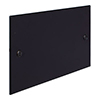 Double Blank Bevelled Plate in Matt Black