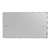 Double Blank Hammered Plate in Nickel