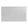 Double Blank Bevelled Plate in Nickel