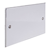 Double Blank Bevelled Plate in Nickel