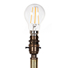 Porter Floor Lamp in Antiqued Brass