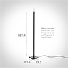 Porter Floor Lamp in Matt Black