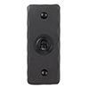 1 Gang Black Dolly Architrave Switch Beeswax Hammered Plate