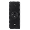 1 Gang Black Dolly Architrave Switch Matt Black Hammered Plate