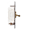 1 Gang Dolly Architrave Switch in Brass with Polished Bevelled Plate